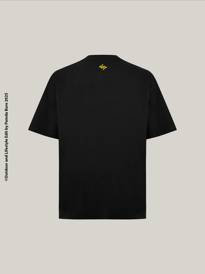 Team 247 Graphic Oversized T-Shirt Black