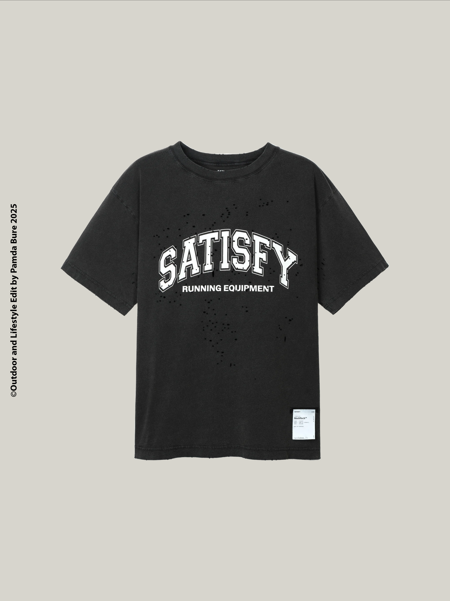 MothTech™ T-Shirt "SATISFY" Aged Black