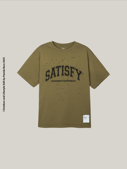 MothTech™ T-Shirt "SATISFY" Sun Bleached Military Olive