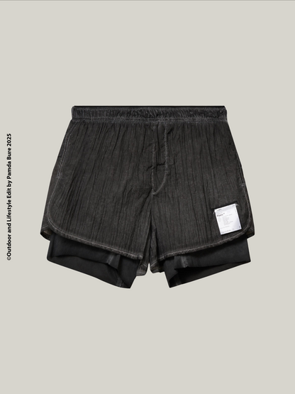 RIPPY 3" Inch Trail Shorts Aged Black 3D printed