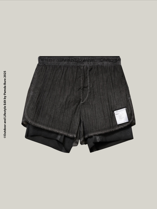 RIPPY 3" Inch Trail Shorts Aged Black 3D printed