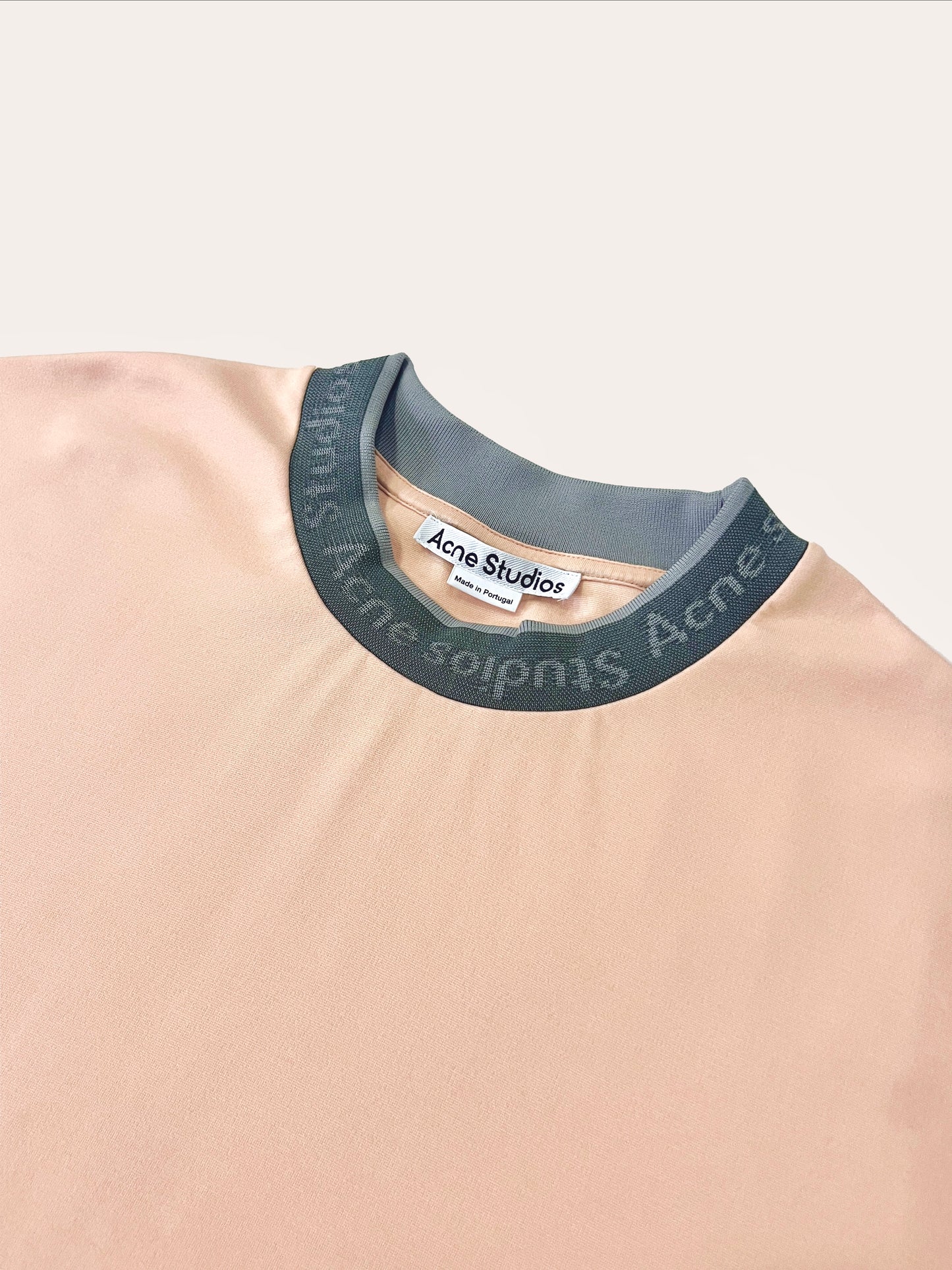Extorr Logo Rib T-Shirt Beige - L (M)