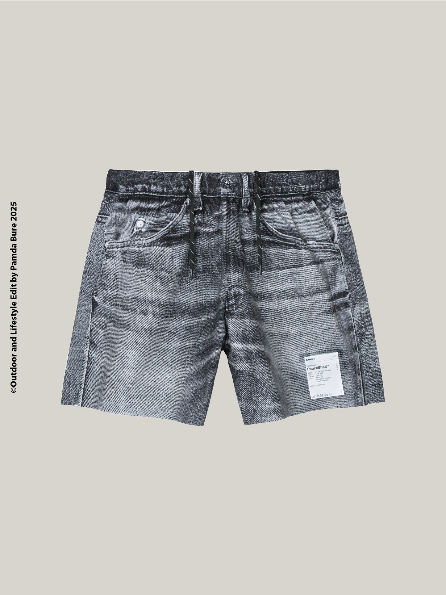 PeaceShell™ 5" Unlined Shorts Black Denim