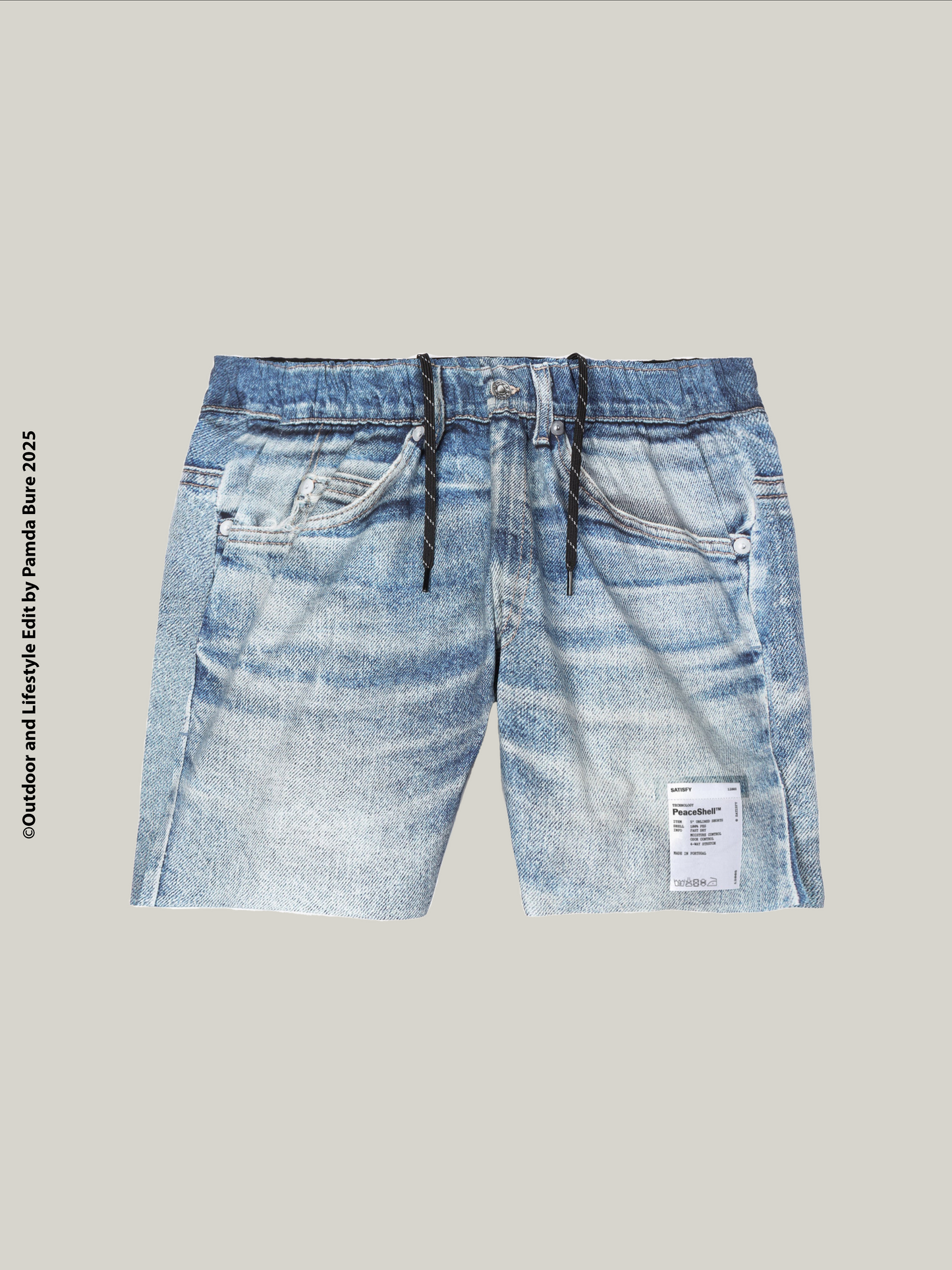 PeaceShell™ 5" Unlined Shorts Digital Denim