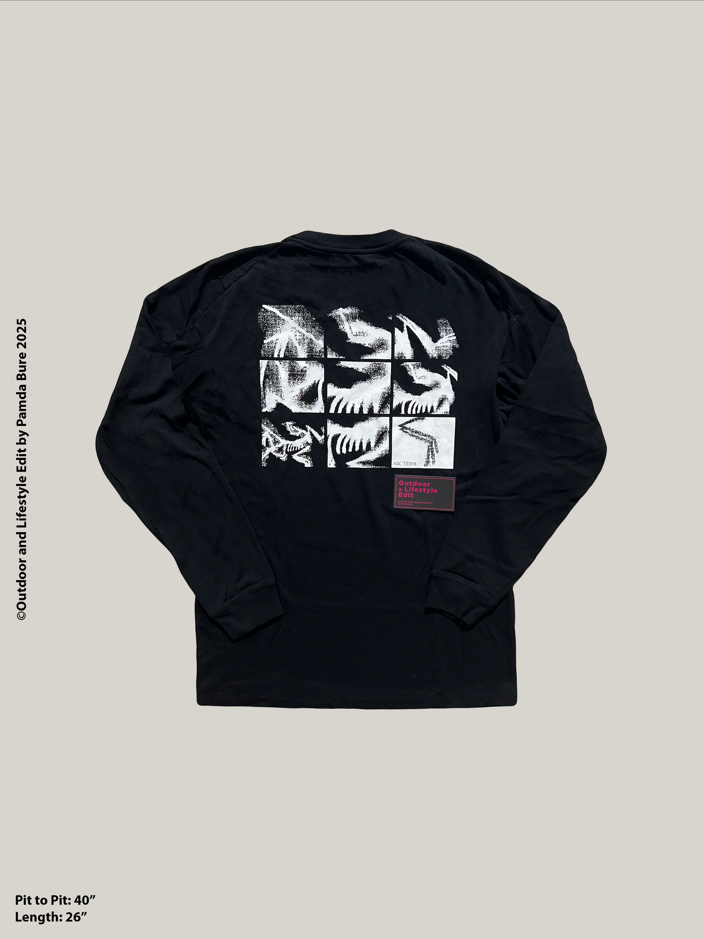 Kragg SL Cotton Bird Tile Black/Arctic Silk - XS(M)