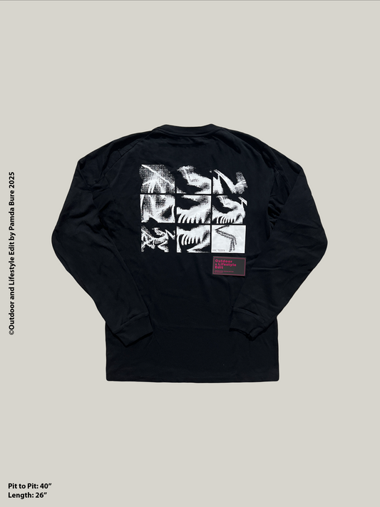 Kragg SL Cotton Bird Tile Black/Arctic Silk - XS(M)