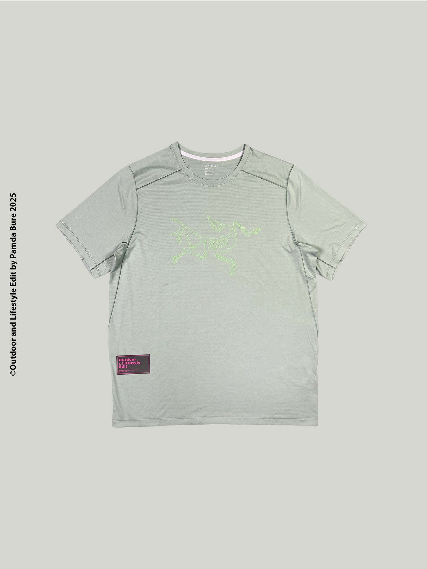 Cormac Logo Shirt SS Stone Green Heather - L(M)