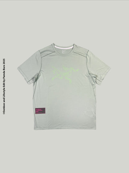 Cormac Logo Shirt SS Stone Green Heather - L(M)