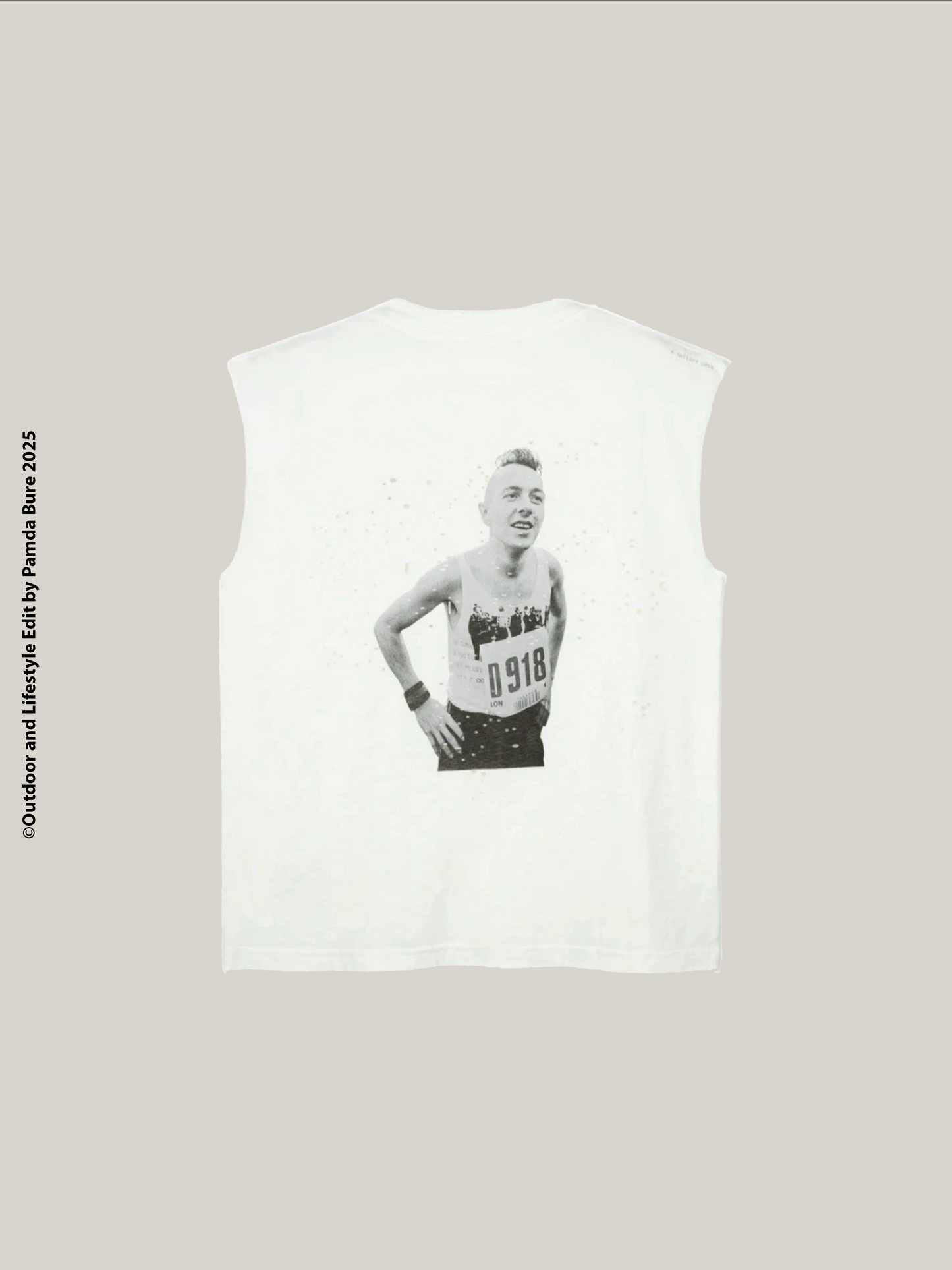 MothTech 10 year Running Cult Member Muscle T-Shirt White – M (M)
