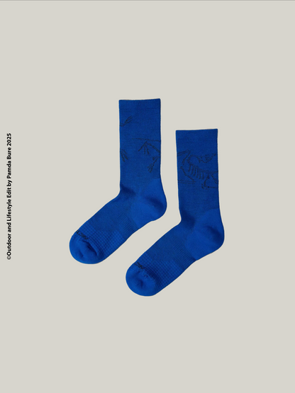 Merino Wool Mid Bird Black Vitality/Black- L(U)