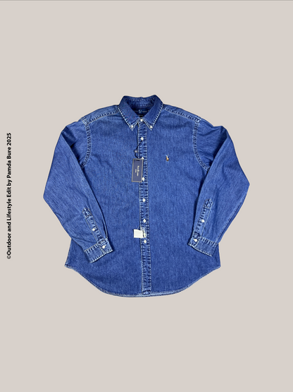 Chambray Jeans Shirt - XL(M)