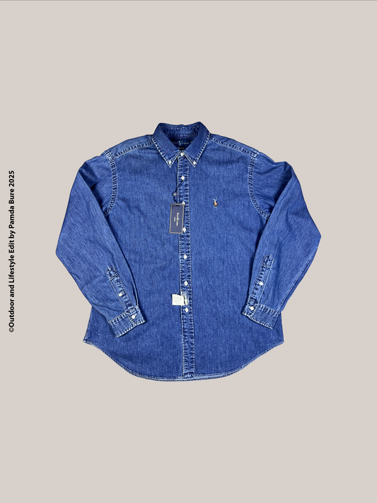 Chambray Jeans Shirt - XL(M)