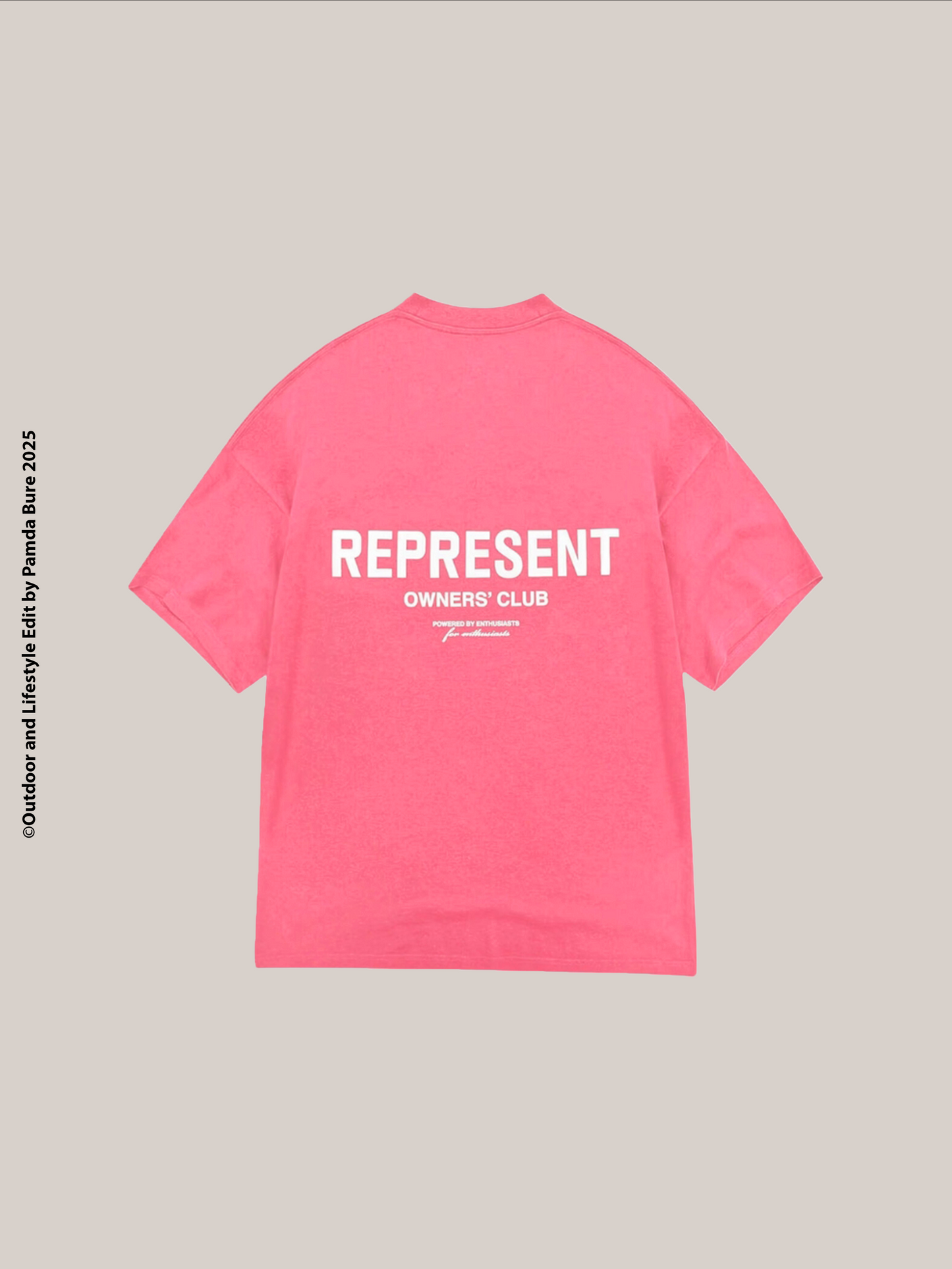 เสื้อยืด Owner's Club สีชมพู Bubble Gum - M