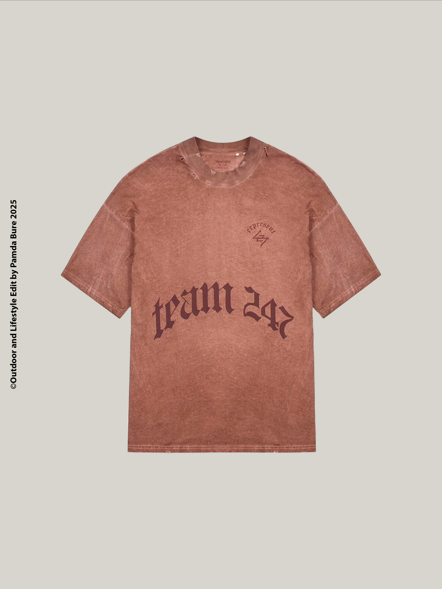 WG247 เสื้อยืดสีสนิม - M(ช.)