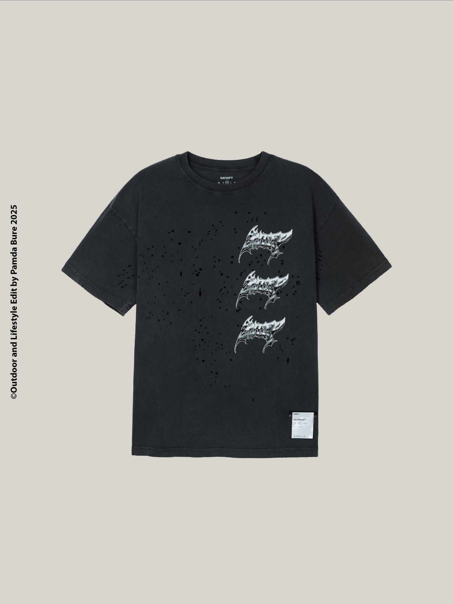 MothTech™ T-Shirt Black "Triple Graphic"