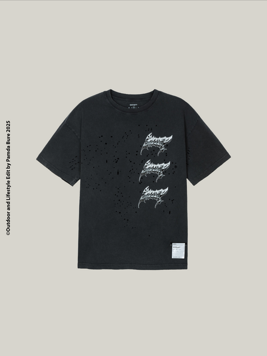 MothTech™ T-Shirt Black "Triple Graphic"