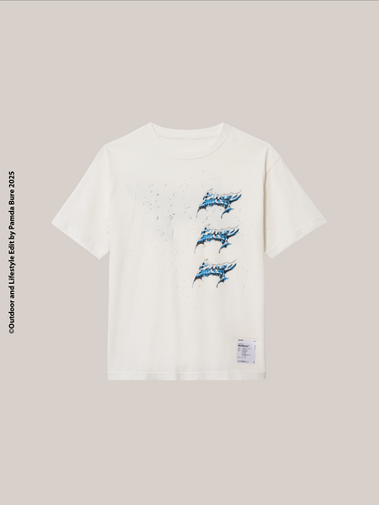 MothTech™ T-Shirt Offwhite "Triple Graphic" (M)