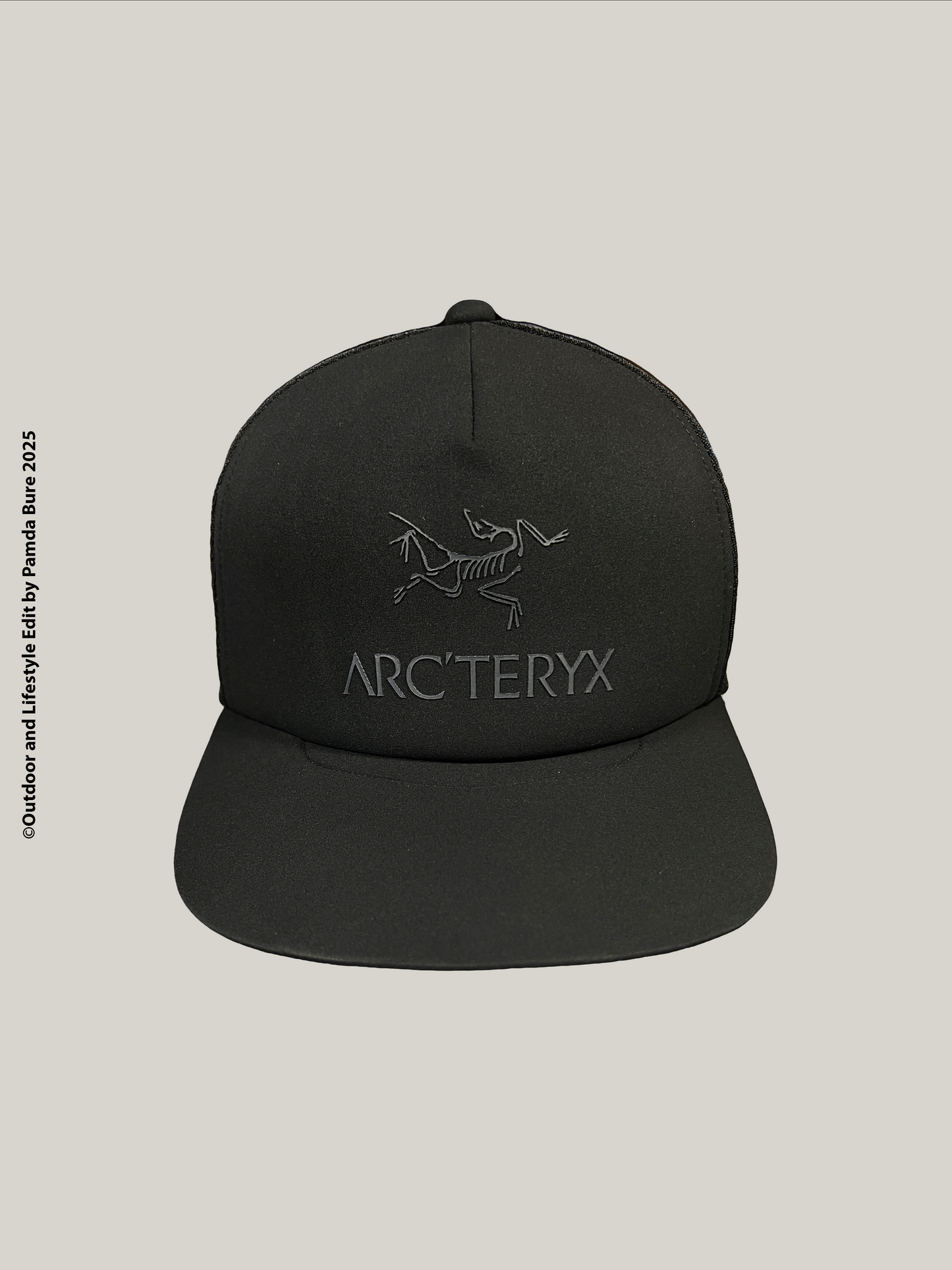 Bird Word Trucker Curved Hat Black- One Size (U)