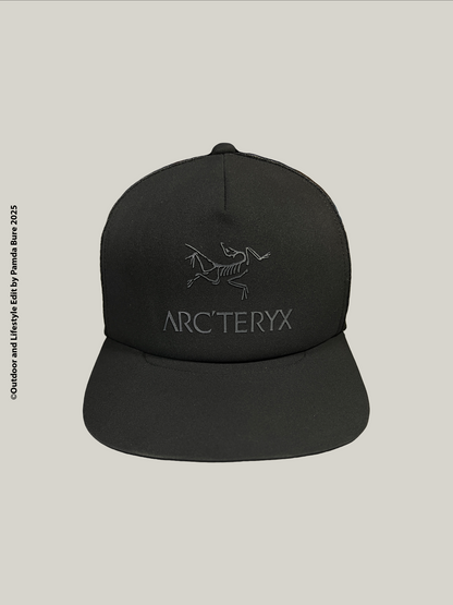 Bird Word Trucker Curved Hat Black- One Size (U)