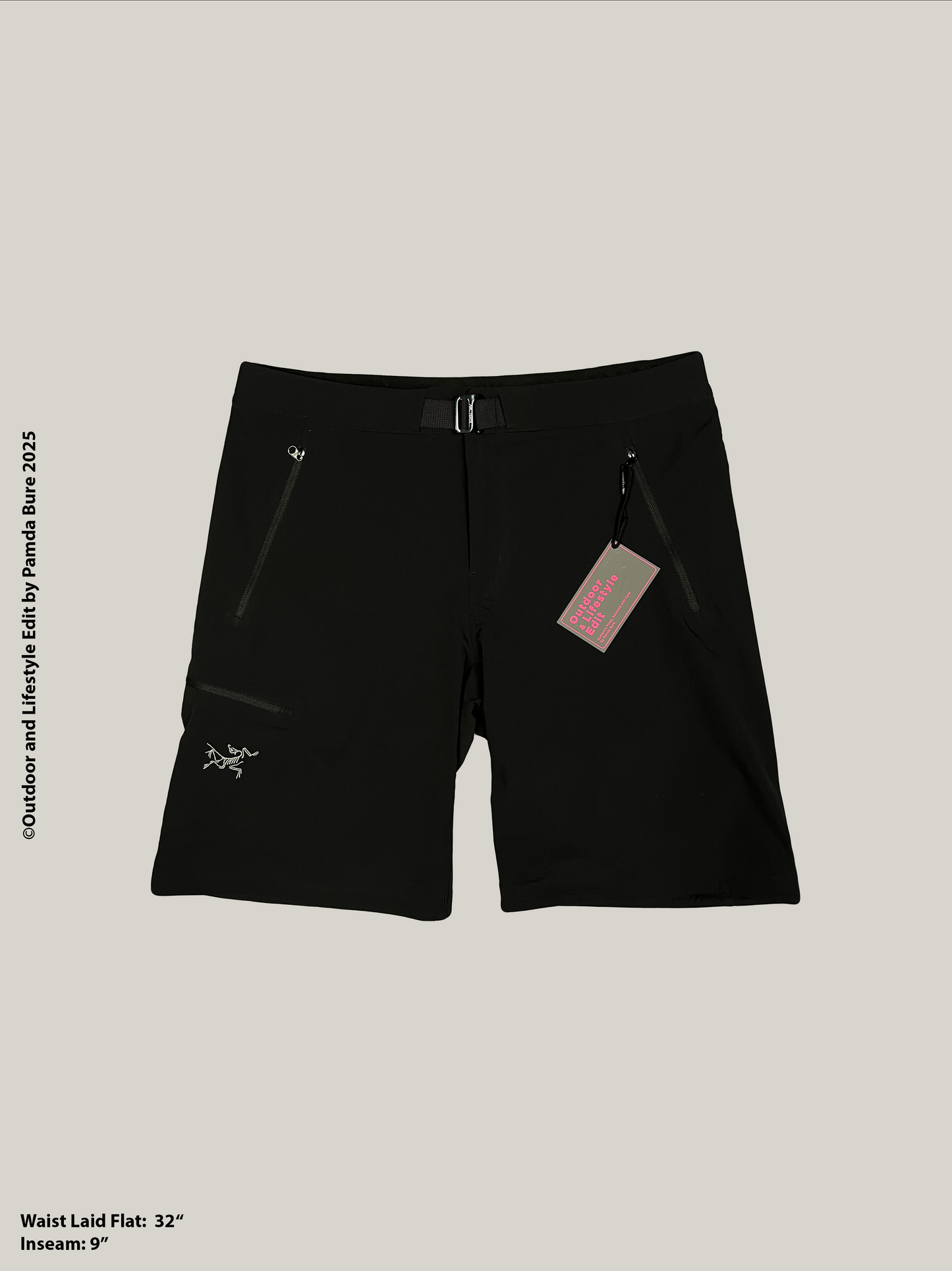 Gamma LT Short Black - US8, 32" (W)