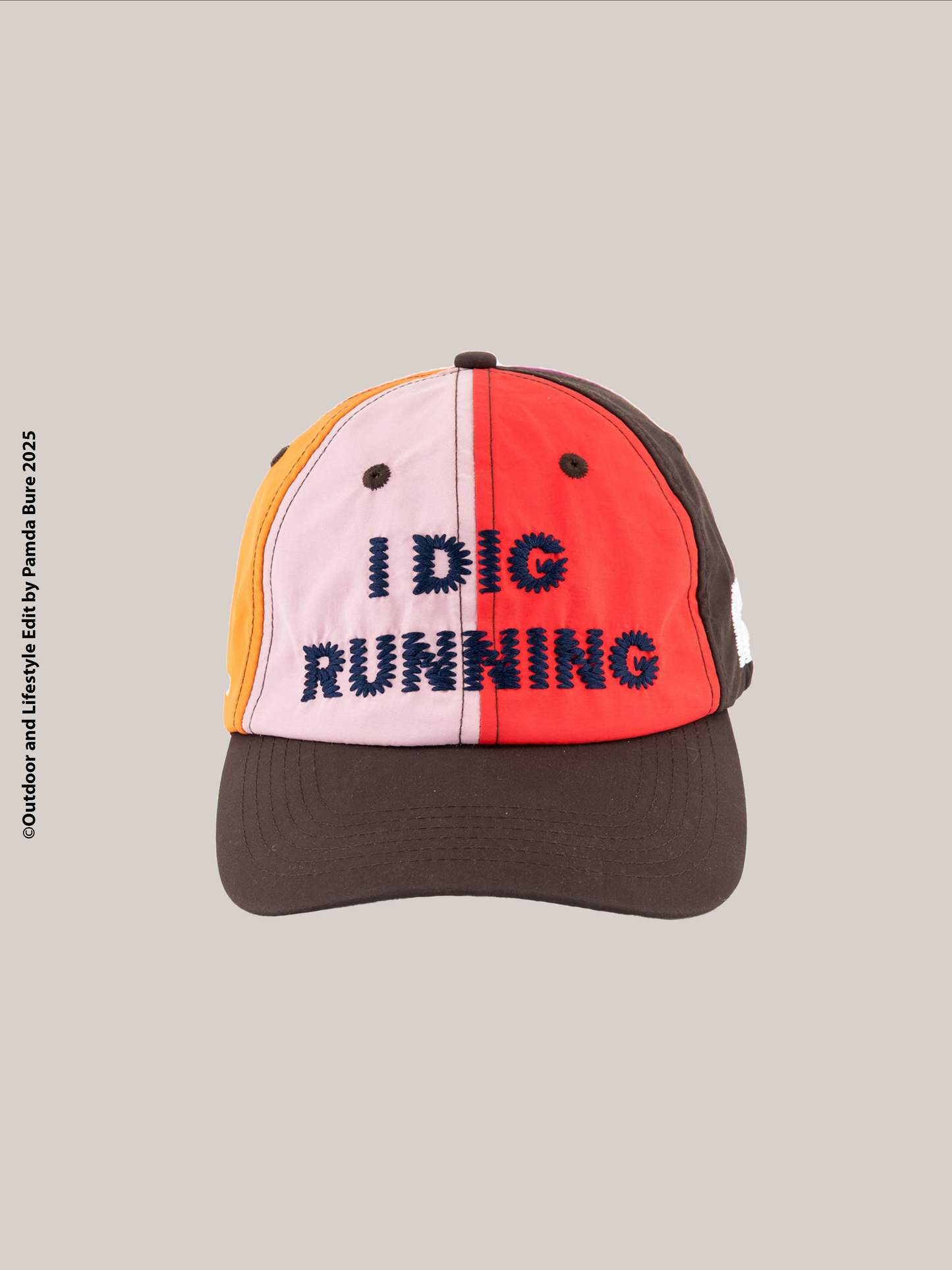 "I Dig Running" Dad Hat Multi Colour