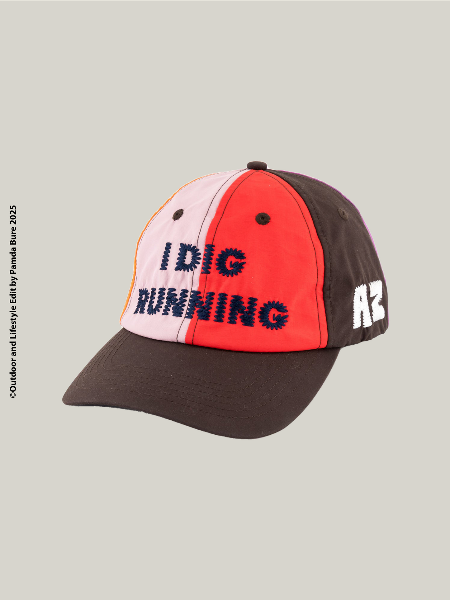 "I Dig Running" Dad Hat Multi Colour