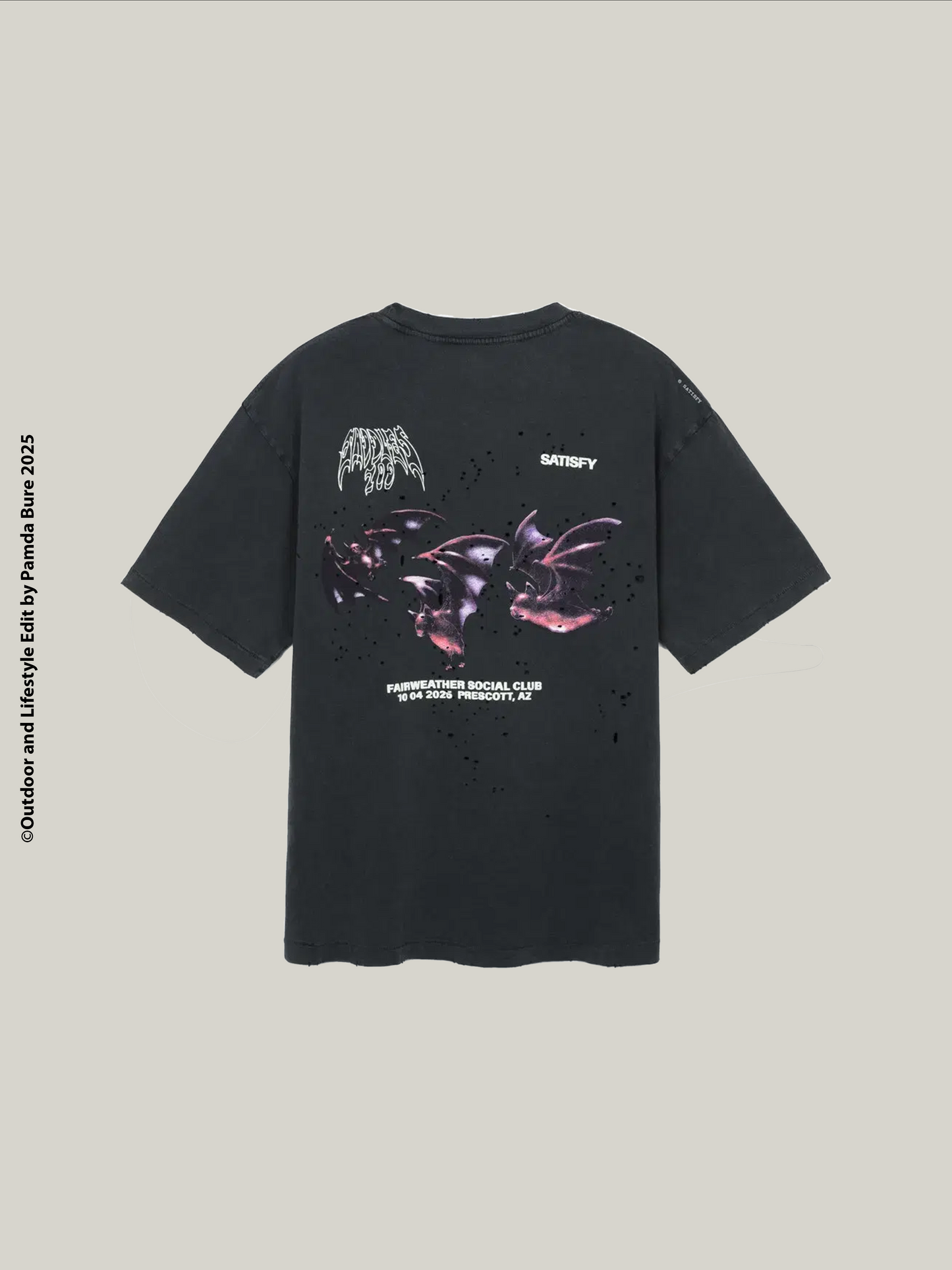 MothTech™ "Saddles" Tee Aged Black